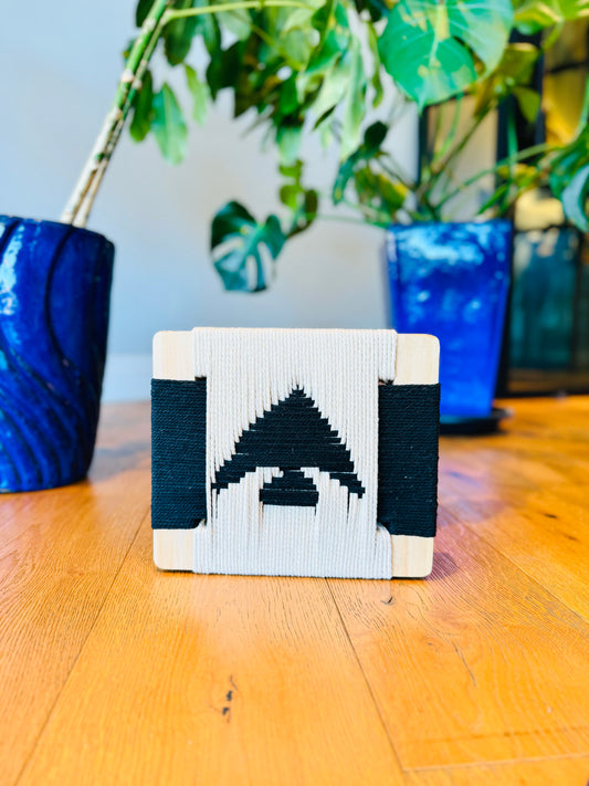 Mid-Century Modern Woven Wall Art ║Handcrafted Wall Decor