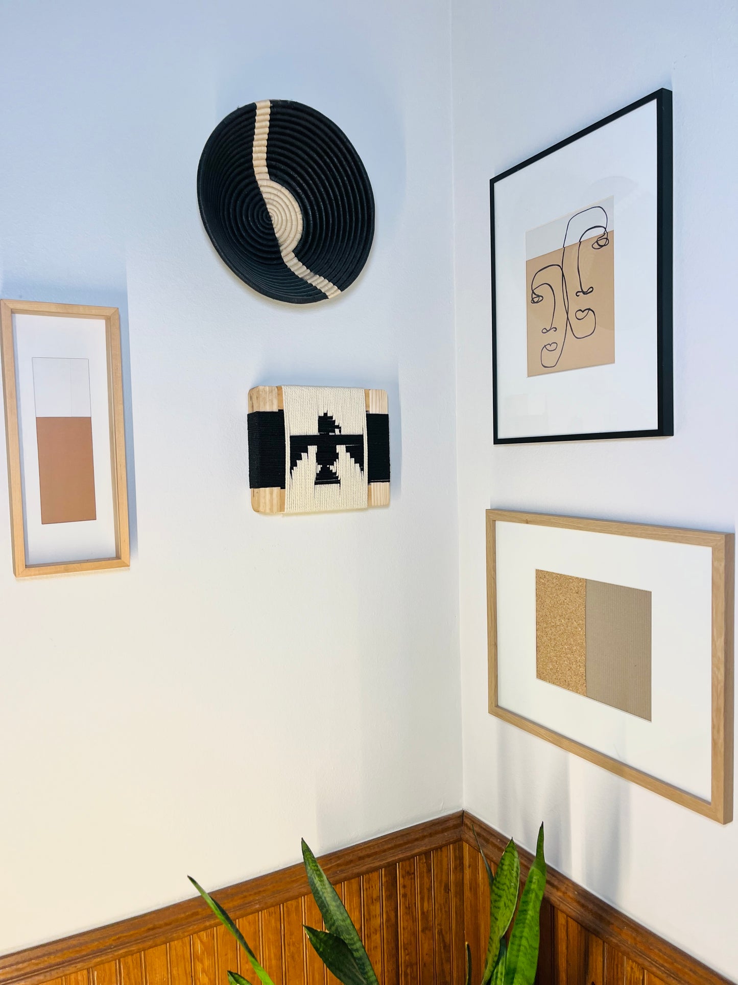 Mid-Century Modern Woven Wall Art ║Handcrafted Wall Decor