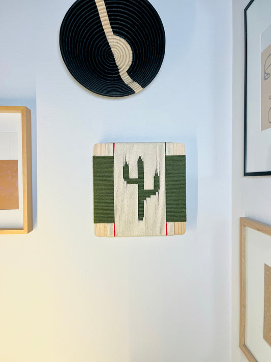 Mid-Century Modern Woven Wall Art ║Handcrafted Wall Decor