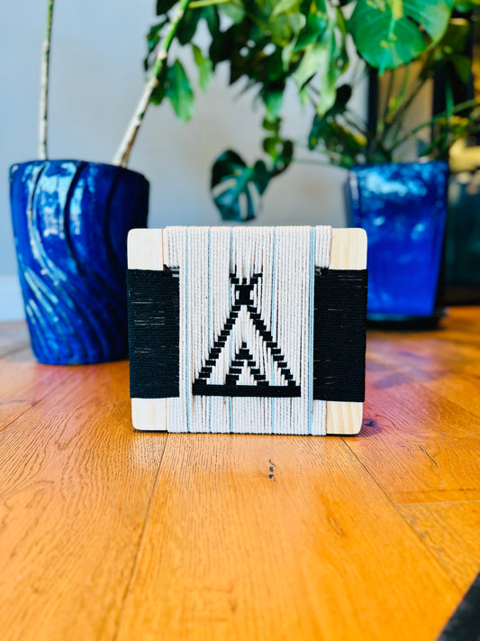 Mid-Century Modern Woven Wall Art ║Handcrafted Wall Decor