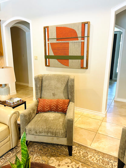 Mid-Century Modern Woven Wall Art ║Handcrafted Wall Decor