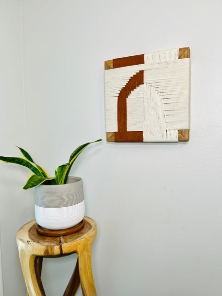 Mid-Century Modern Woven Wall Art ║Handcrafted Wall Decor