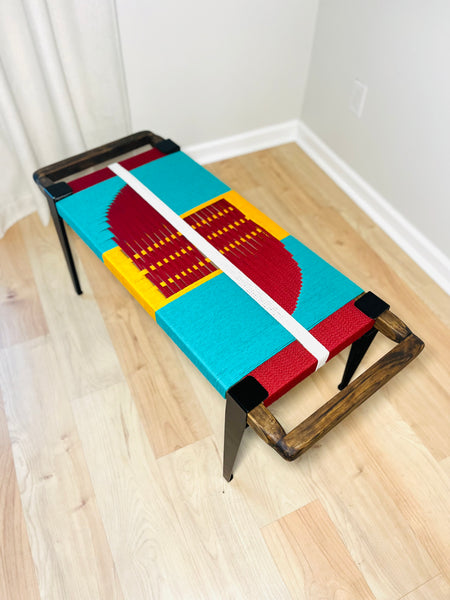 Mid-Century Modern Style Handmade Entryway Bench