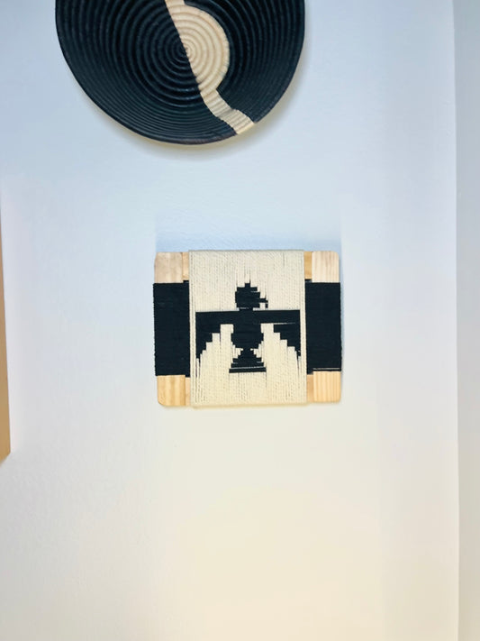 Mid-Century Modern Woven Wall Art ║Handcrafted Wall Decor