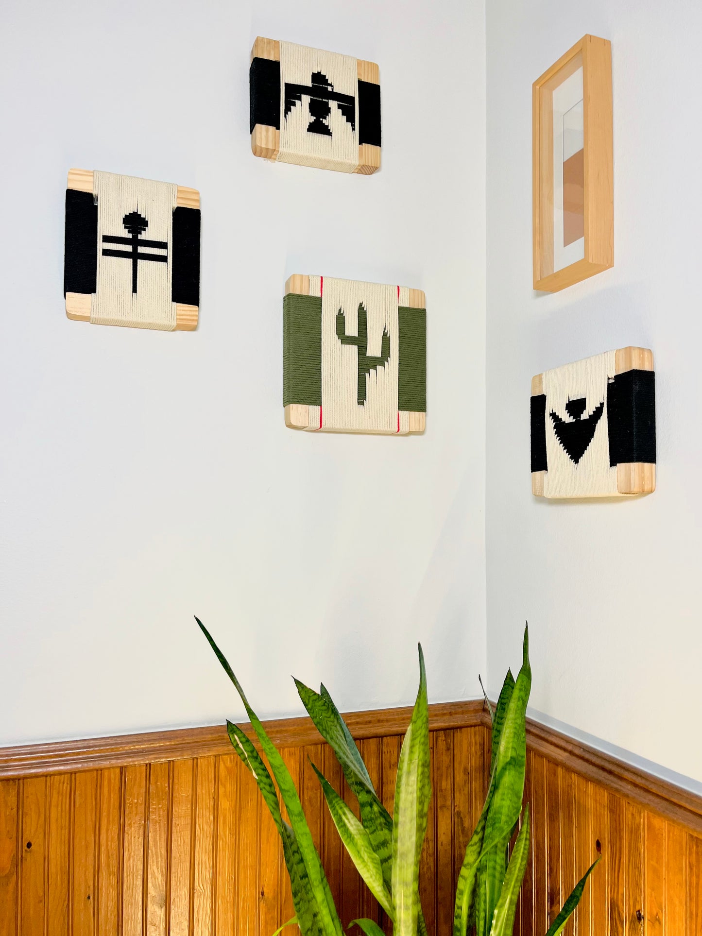 Mid-Century Modern Woven Wall Art ║Handcrafted Wall Decor