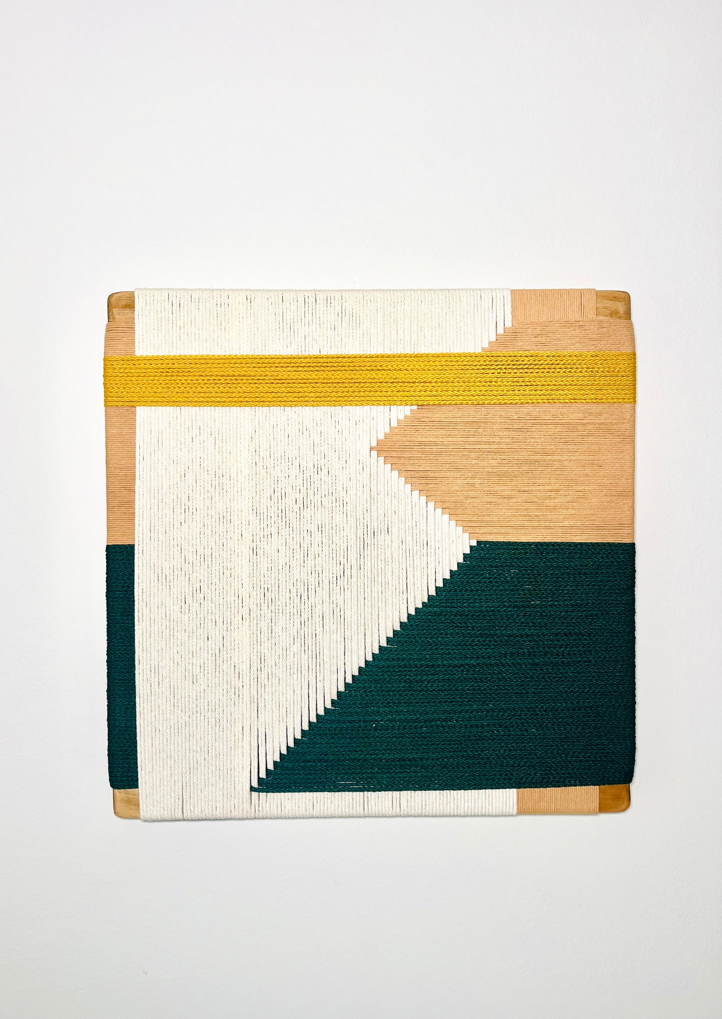 Mid-Century Modern Woven Wall Art ║Handcrafted Wall Decor