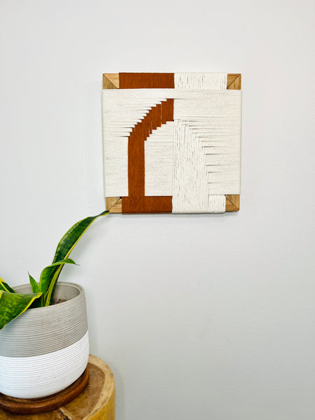 Mid-Century Modern Woven Wall Art ║Handcrafted Wall Decor