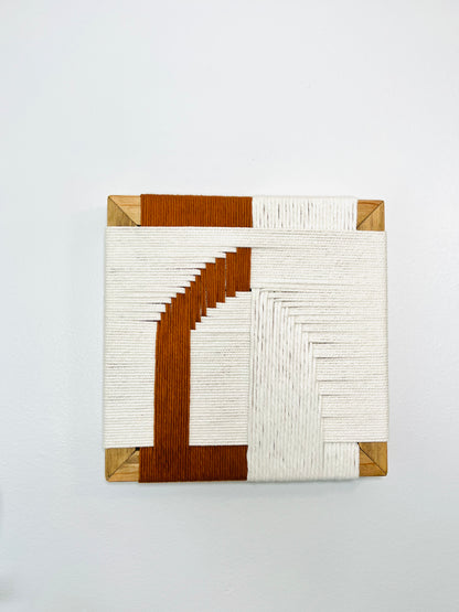 Mid-Century Modern Woven Wall Art ║Handcrafted Wall Decor
