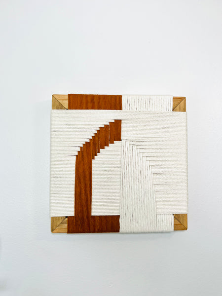 Mid-Century Modern Woven Wall Art ║Handcrafted Wall Decor