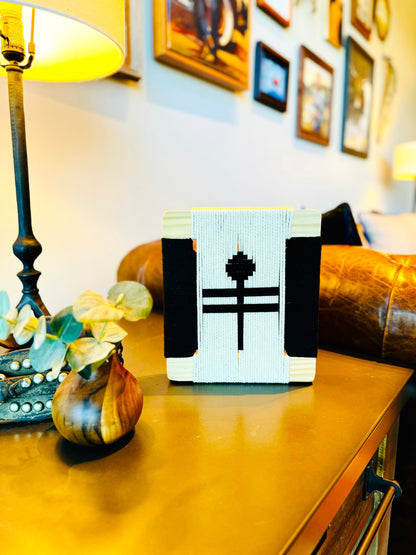 Mid-Century Modern Woven Wall Art ║Handcrafted Wall Decor