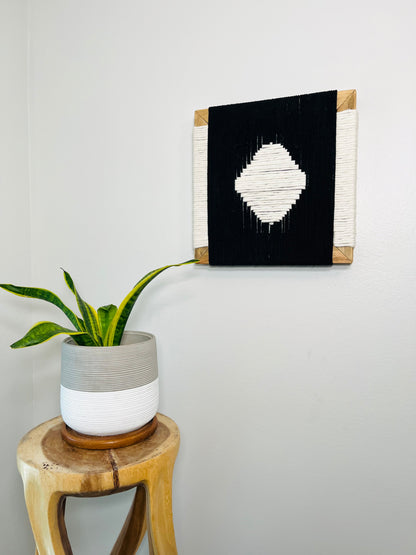 Mid-Century Modern Woven Wall Art ║Handcrafted Wall Decor