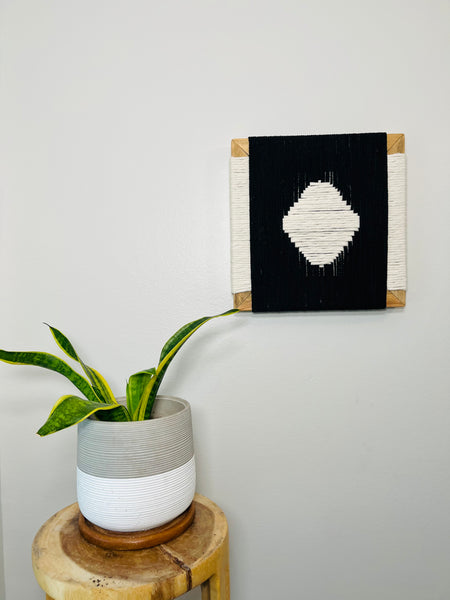 Mid-Century Modern Woven Wall Art ║Handcrafted Wall Decor