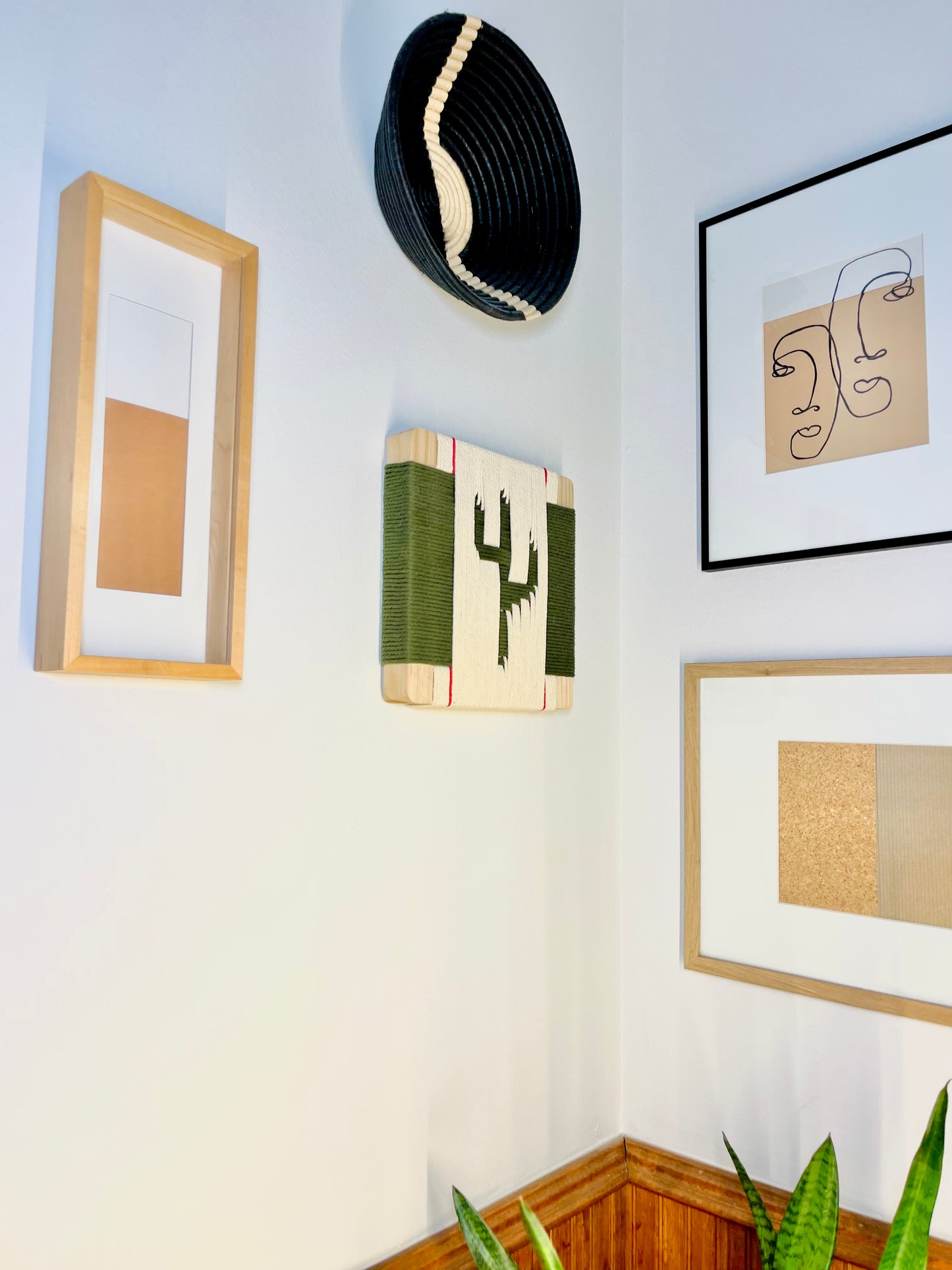 Mid-Century Modern Woven Wall Art ║Handcrafted Wall Decor