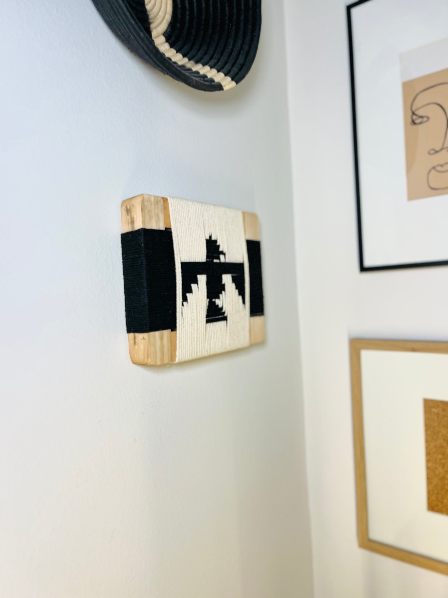 Mid-Century Modern Woven Wall Art ║Handcrafted Wall Decor