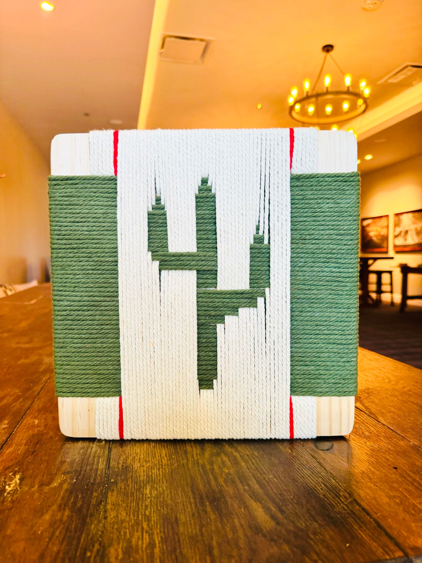 Mid-Century Modern Woven Wall Art ║Handcrafted Wall Decor