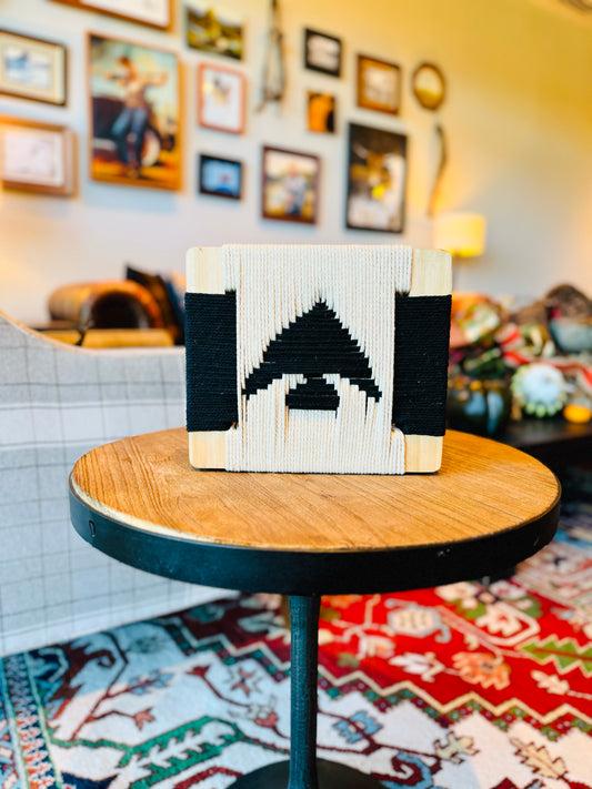 Mid-Century Modern Woven Wall Art ║Handcrafted Wall Decor