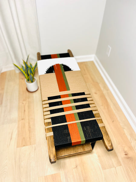 Mid-Century Modern Style Handmade Entryway Bench