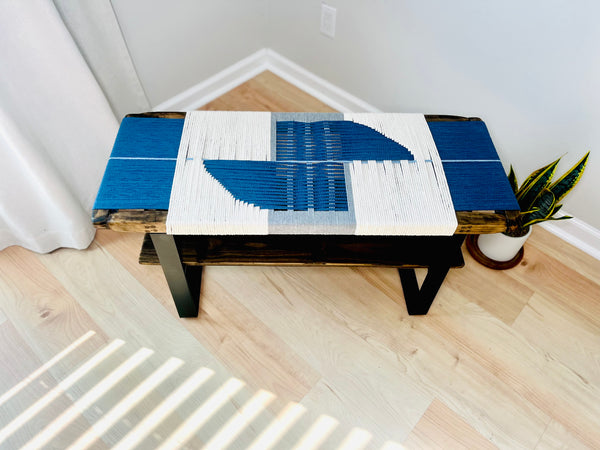 Mid-Century Modern Style Handmade Entryway Bench