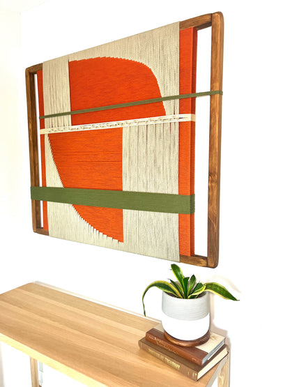 Mid-Century Modern Woven Wall Art ║Handcrafted Wall Decor