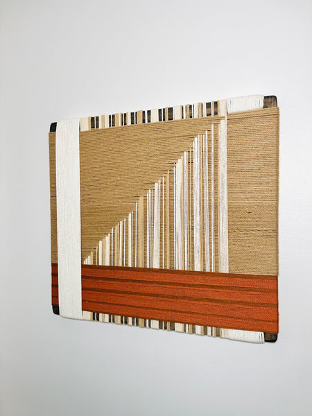 Mid-Century Modern Woven Wall Art ║Handcrafted Wall Decor