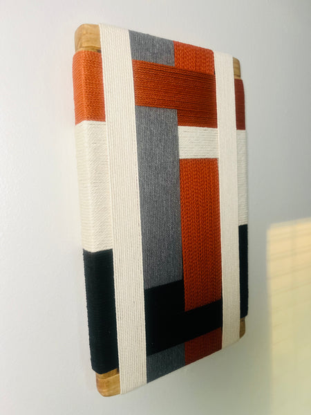 Mid-Century Modern Woven Wall Art ║Handcrafted Wall Decor