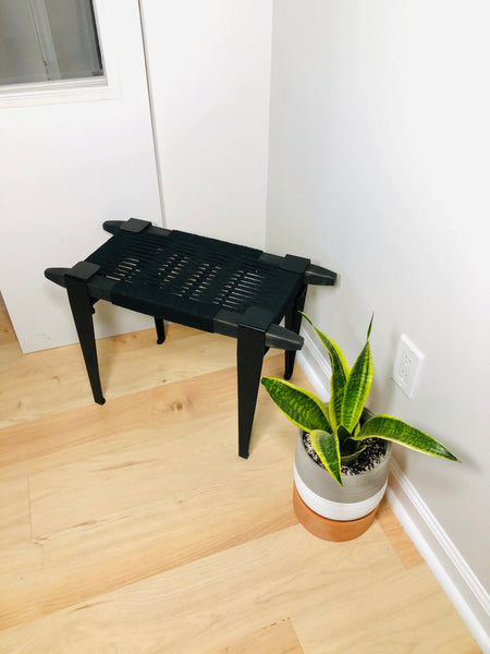 Mid-Century Modern Style Handmade Entryway Bench