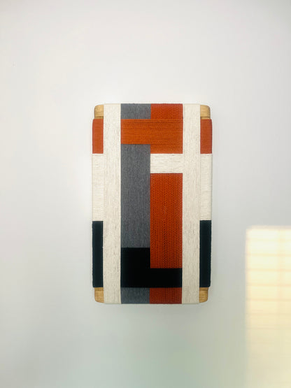 Mid-Century Modern Woven Wall Art ║Handcrafted Wall Decor