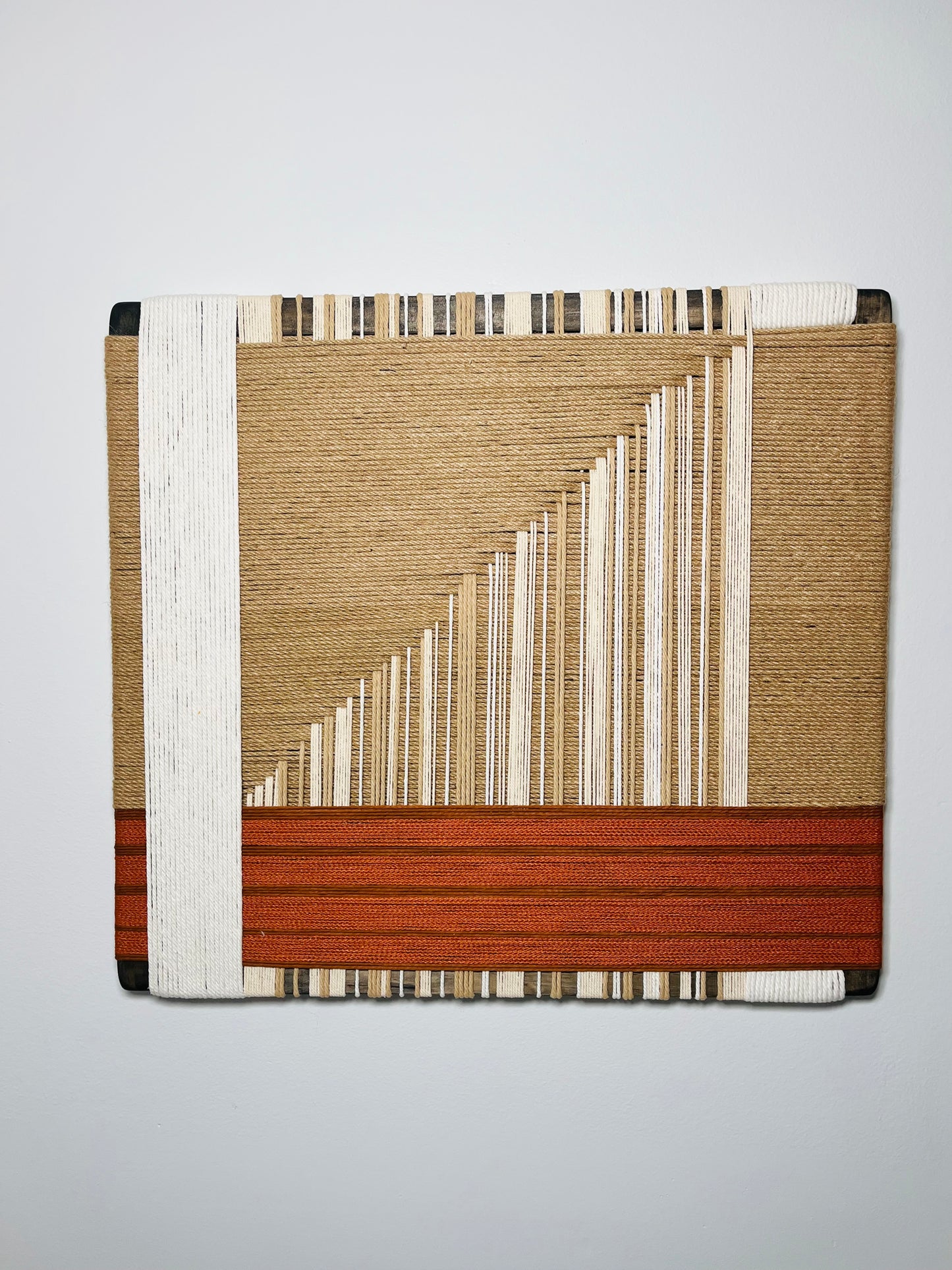Mid-Century Modern Woven Wall Art ║Handcrafted Wall Decor