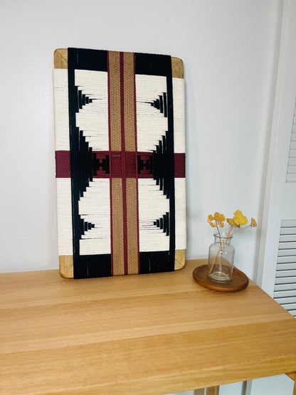 Mid-Century Modern Woven Wall Art ║Handcrafted Wall Decor