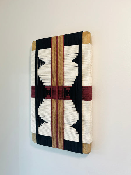 Mid-Century Modern Woven Wall Art ║Handcrafted Wall Decor