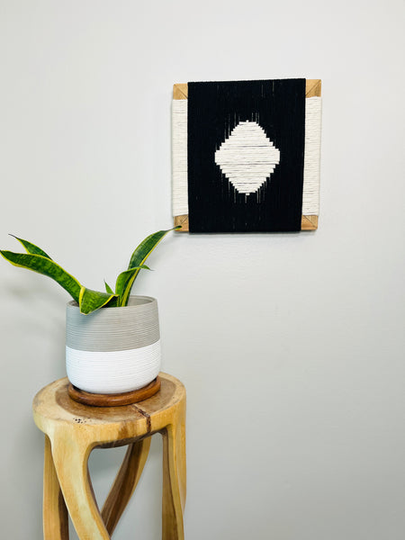 Mid-Century Modern Woven Wall Art ║Handcrafted Wall Decor