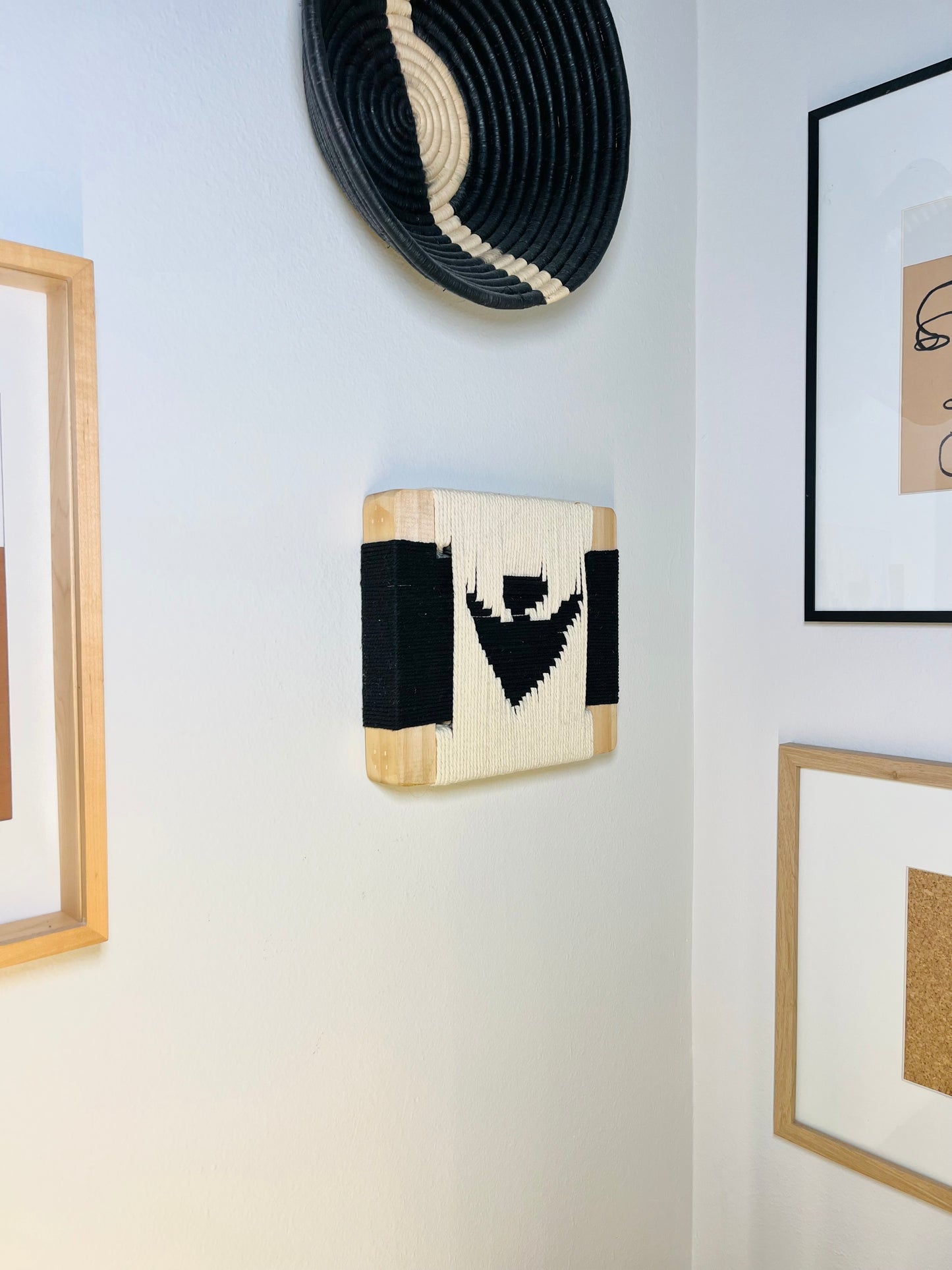 Mid-Century Modern Woven Wall Art ║Handcrafted Wall Decor