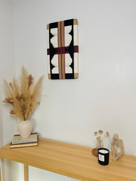 Mid-Century Modern Woven Wall Art ║Handcrafted Wall Decor