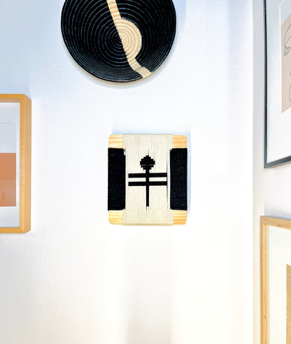 Mid-Century Modern Woven Wall Art ║Handcrafted Wall Decor