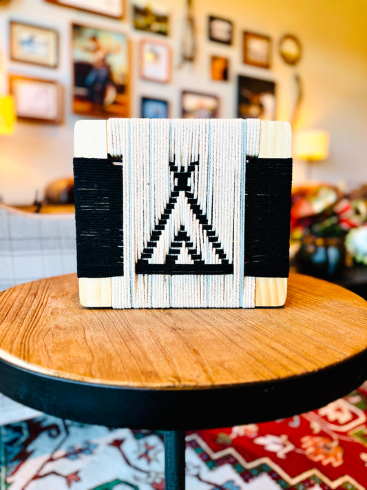 Mid-Century Modern Woven Wall Art ║Handcrafted Wall Decor