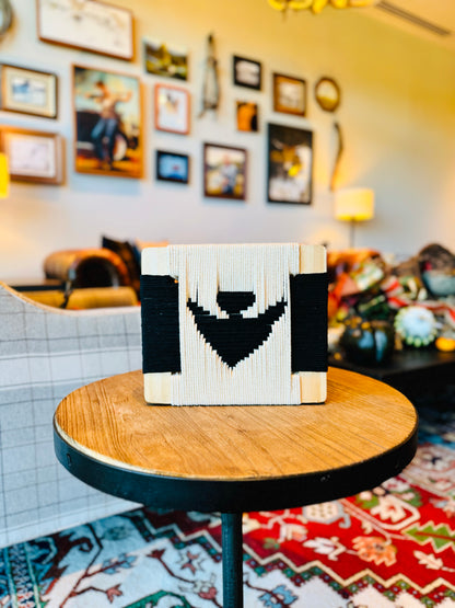 Mid-Century Modern Woven Wall Art ║Handcrafted Wall Decor
