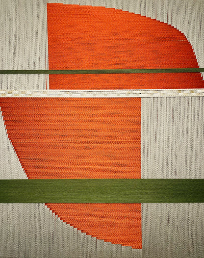 Mid-Century Modern Woven Wall Art ║Handcrafted Wall Decor