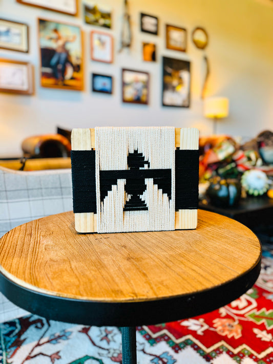 Mid-Century Modern Woven Wall Art ║Handcrafted Wall Decor