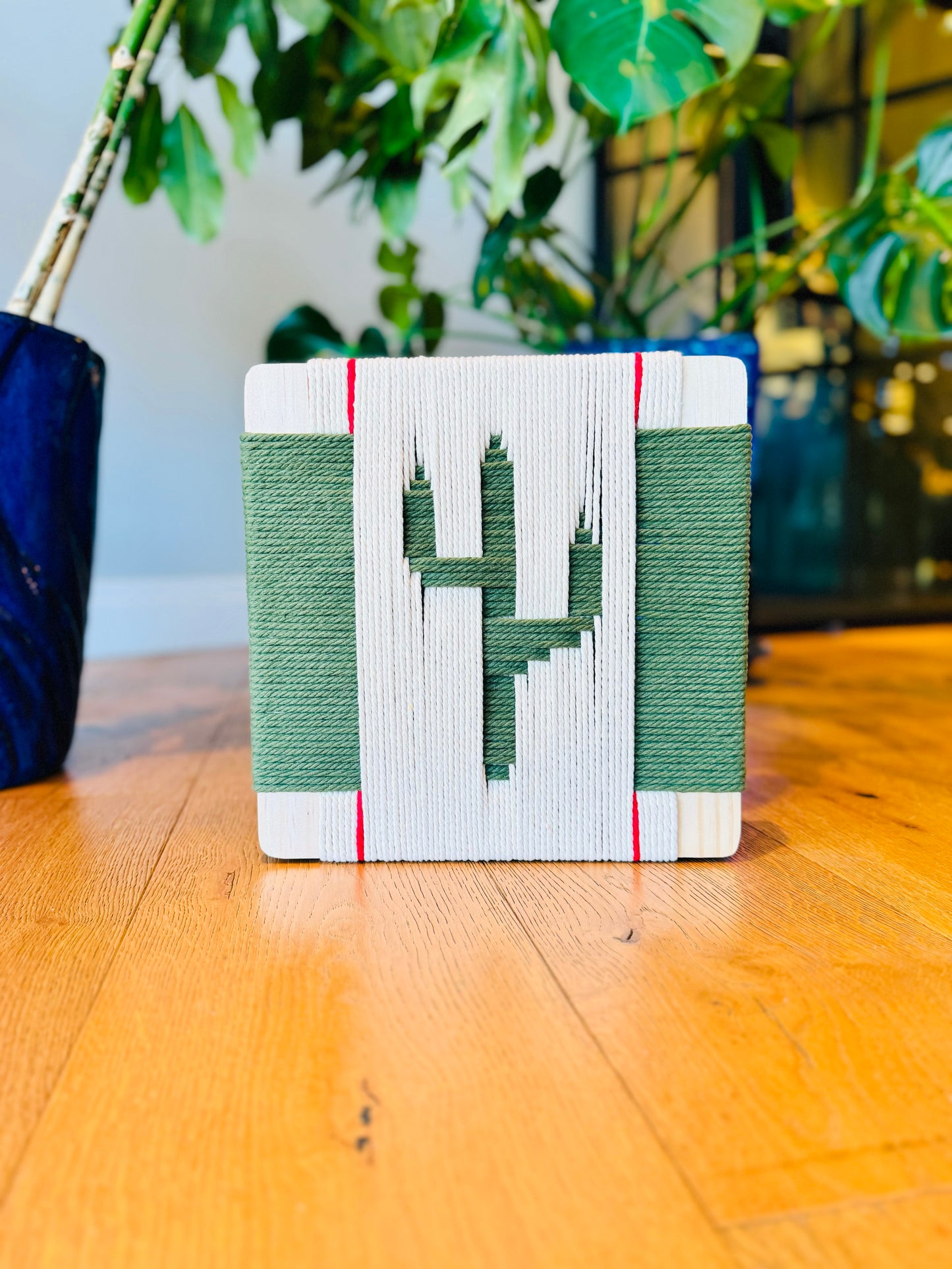 Mid-Century Modern Woven Wall Art ║Handcrafted Wall Decor