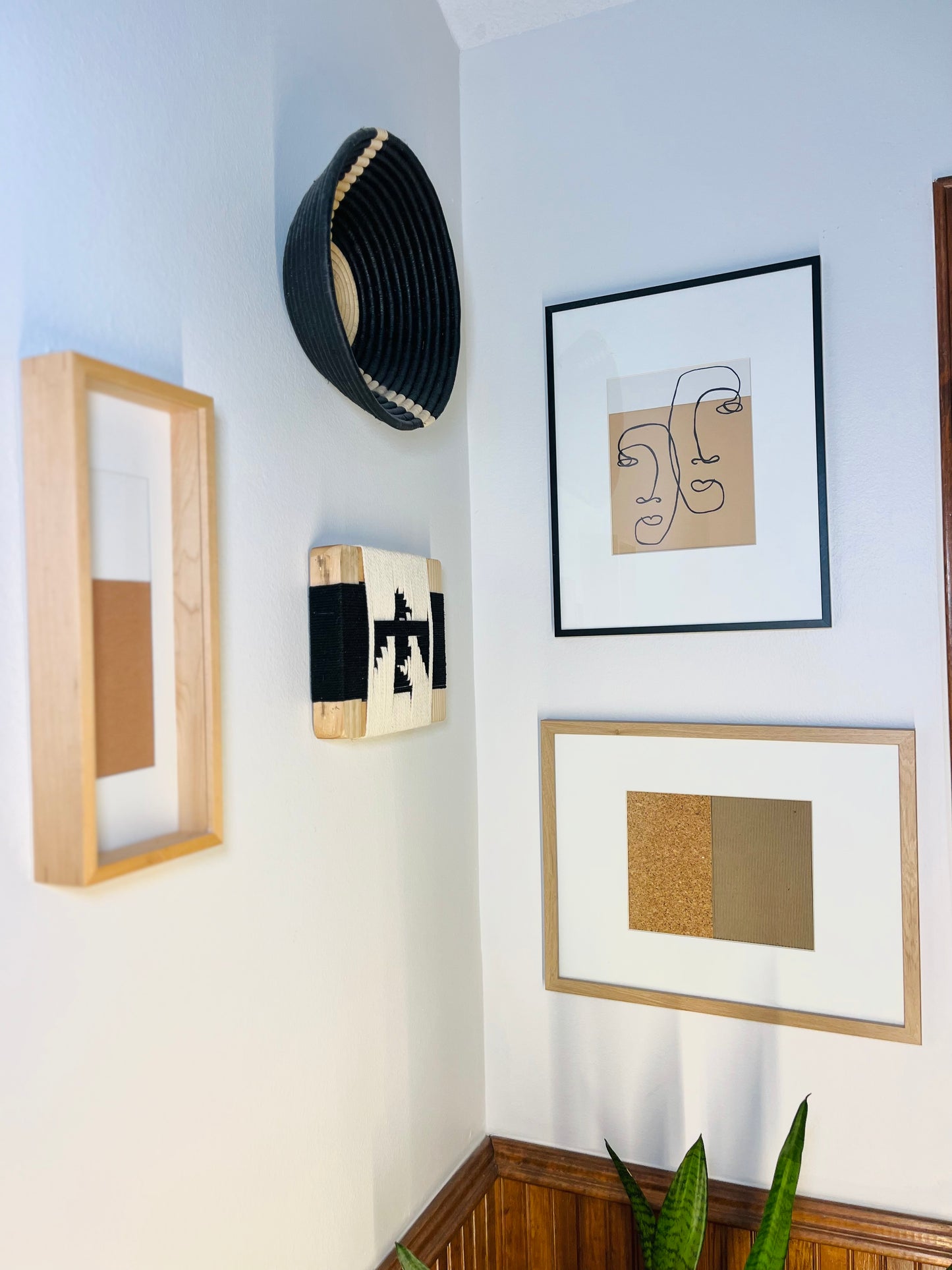 Mid-Century Modern Woven Wall Art ║Handcrafted Wall Decor