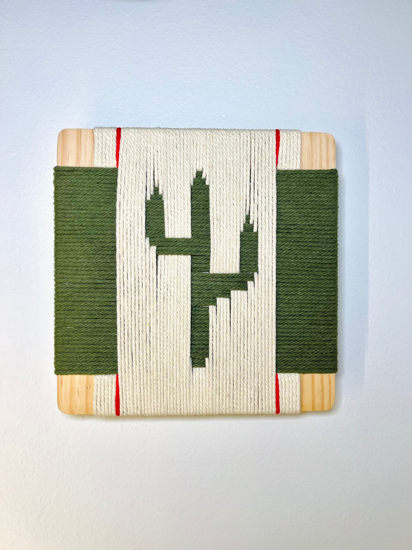 Mid-Century Modern Woven Wall Art ║Handcrafted Wall Decor