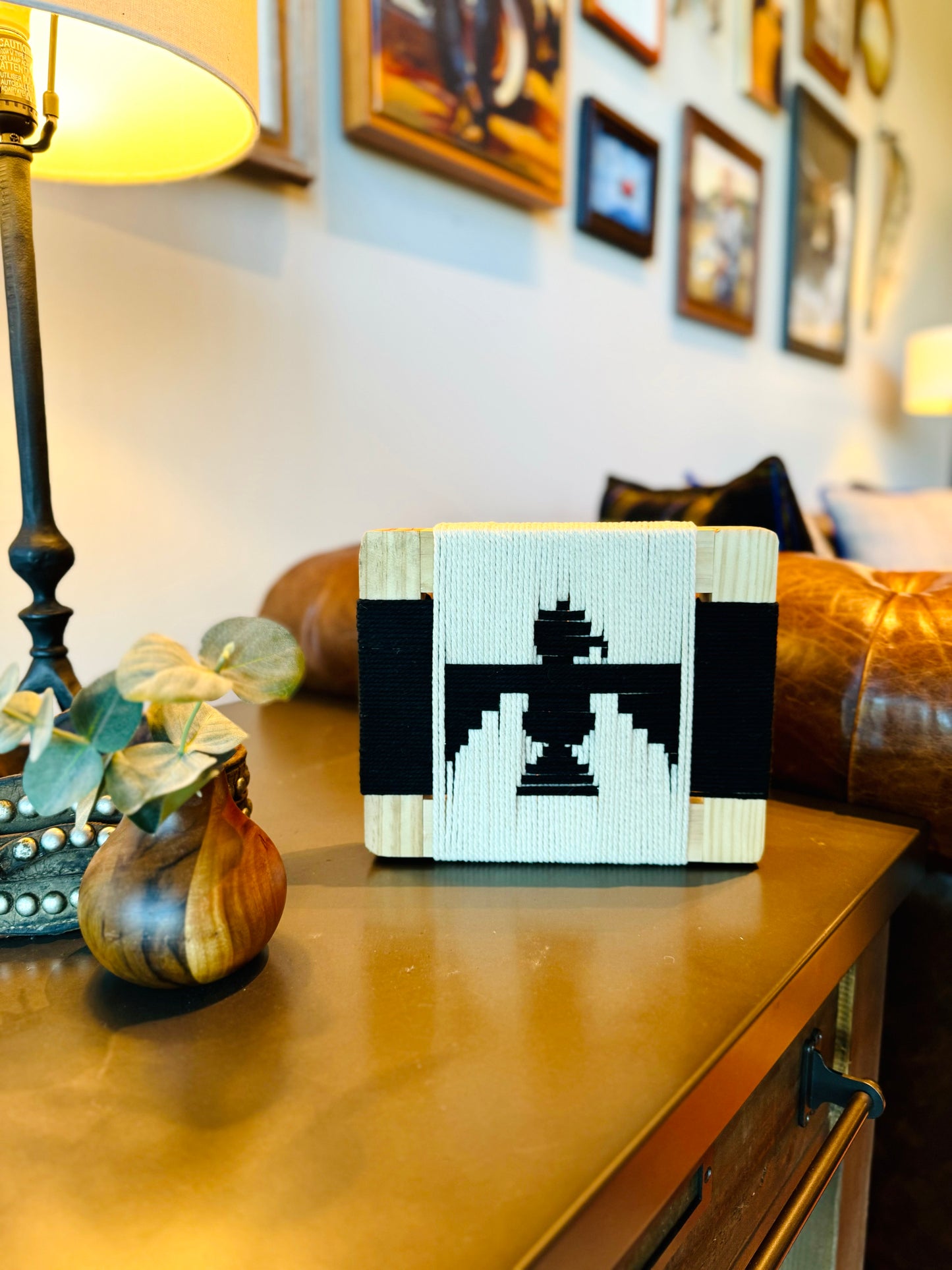 Mid-Century Modern Woven Wall Art ║Handcrafted Wall Decor