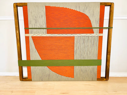 Mid-Century Modern Woven Wall Art ║Handcrafted Wall Decor