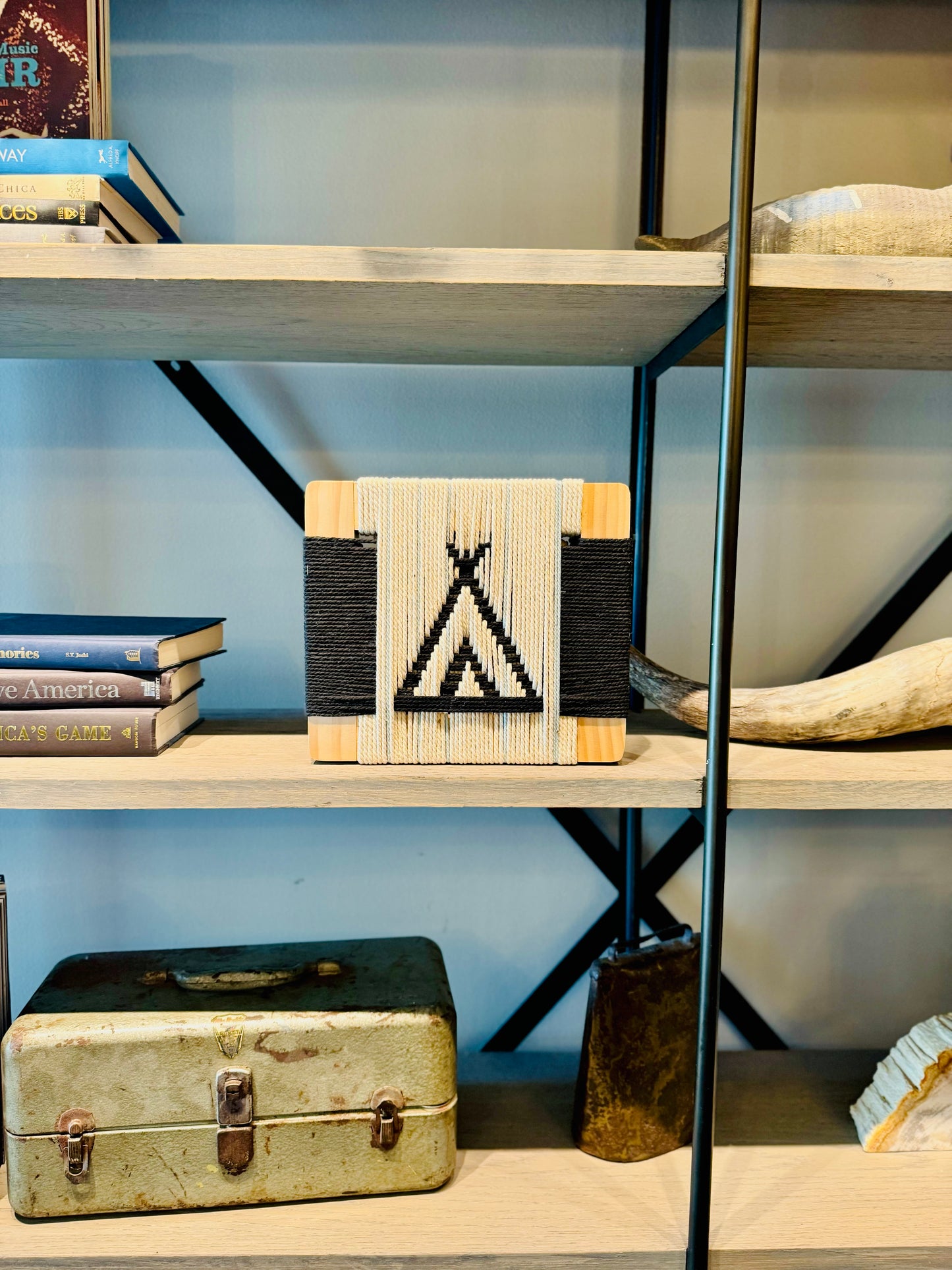 Mid-Century Modern Woven Wall Art ║Handcrafted Wall Decor