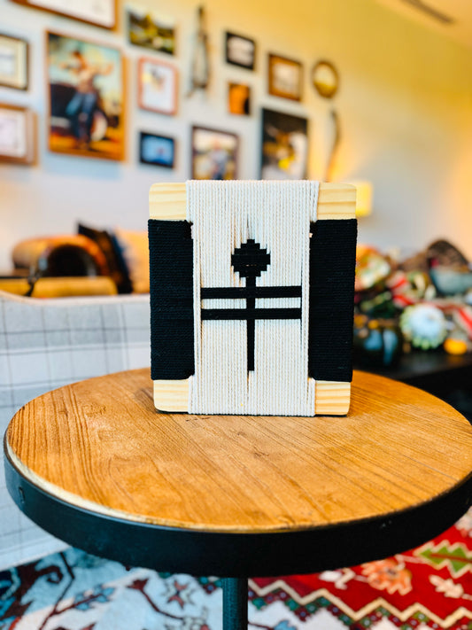 Mid-Century Modern Woven Wall Art ║Handcrafted Wall Decor