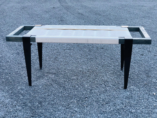 Mid-Century Modern Style Handmade Entryway Bench