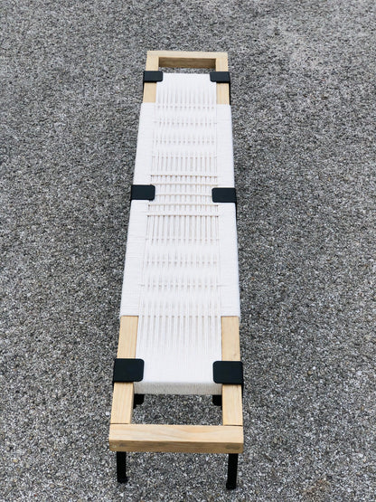 Mid-Century Modern Style Handmade Entryway Bench