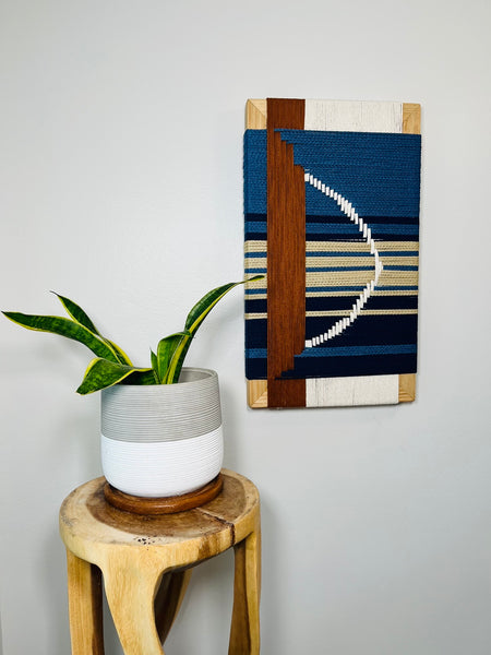 Mid-Century Modern Woven Wall Art ║Handcrafted Wall Decor