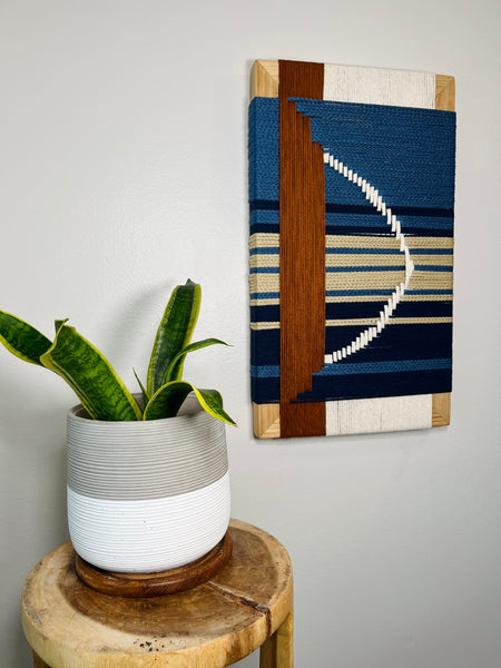 Mid-Century Modern Woven Wall Art ║Handcrafted Wall Decor