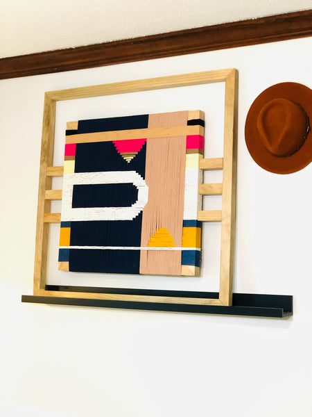 Mid-Century Modern Woven Wall Art ║Handcrafted Wall Decor